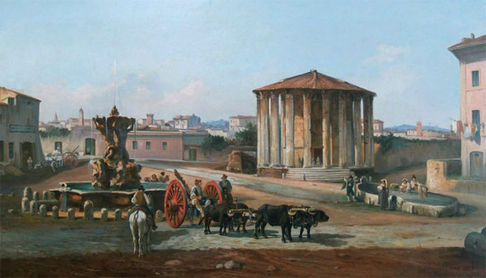 Vincenzo Giovannini,Temple de Vesta (1885)